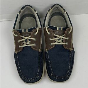 Boss Men's Blue and Brown Casual Shoes size 12